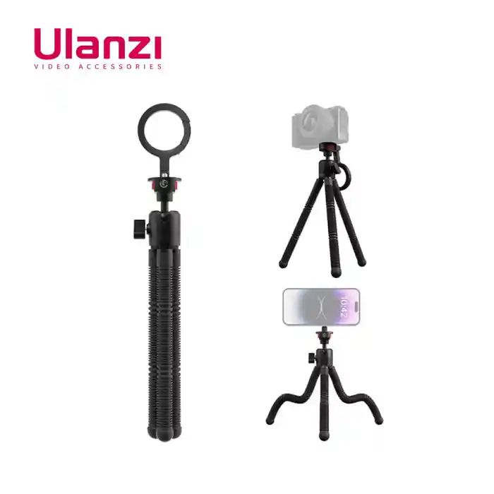 Ulanzi MT30 Flexible Gorilla Octopus Tripod Magnetic Phone Holder Stick for Smartphone Camera